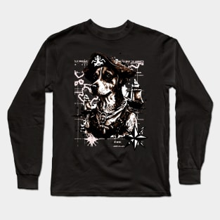 Pirate Dog Long Sleeve T-Shirt